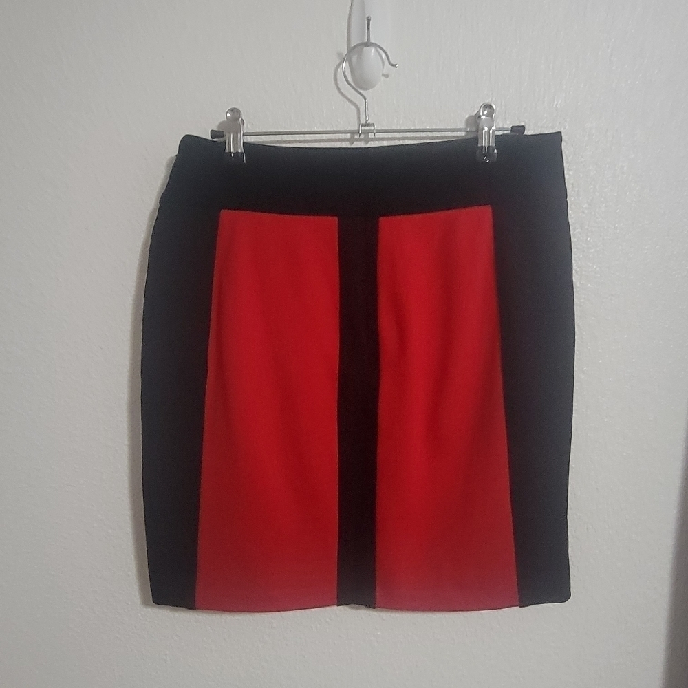 Cache Mini Color Block Skirt Size 2 - image 3
